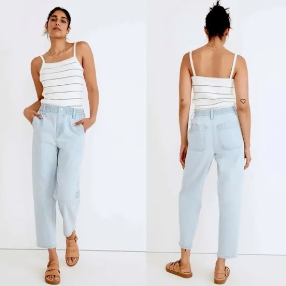 NWOT Women’s Madewell Pull-on Balloon Jeans, Size L